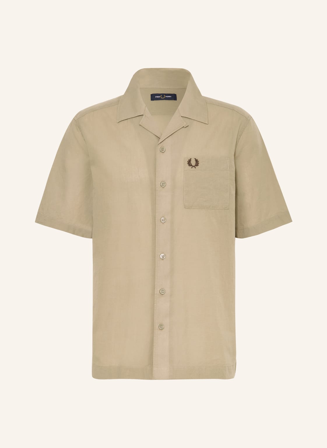 Fred Perry Resorthemd Comfort Fit gruen von Fred Perry