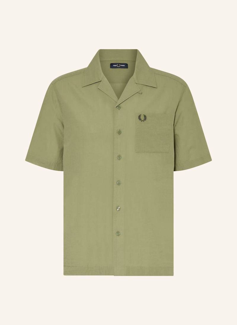 Fred Perry Resorthemd Comfort Fit gruen von Fred Perry