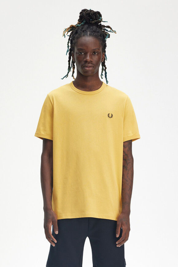 Fred Perry Ringer T-Shirt | Honeycomb | Herren  | L von Fred Perry