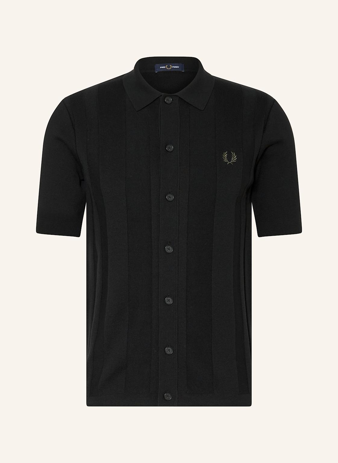 Fred Perry Strickhemd Regular Fit schwarz Fred Perry Strickhemd Regular Fit schwarz von Fred Perry