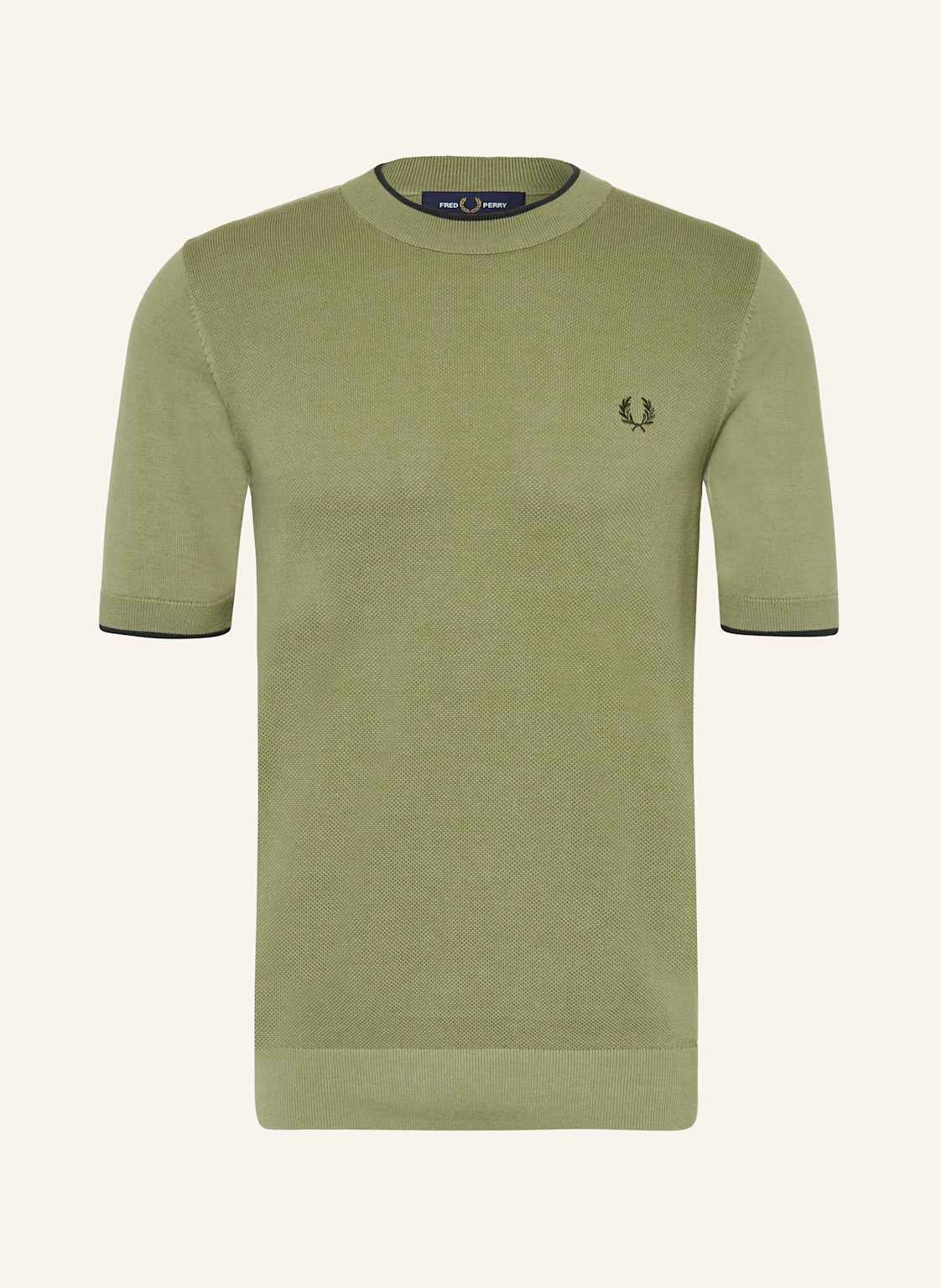 Fred Perry Strickshirt gruen Fred Perry Strickshirt gruen von Fred Perry