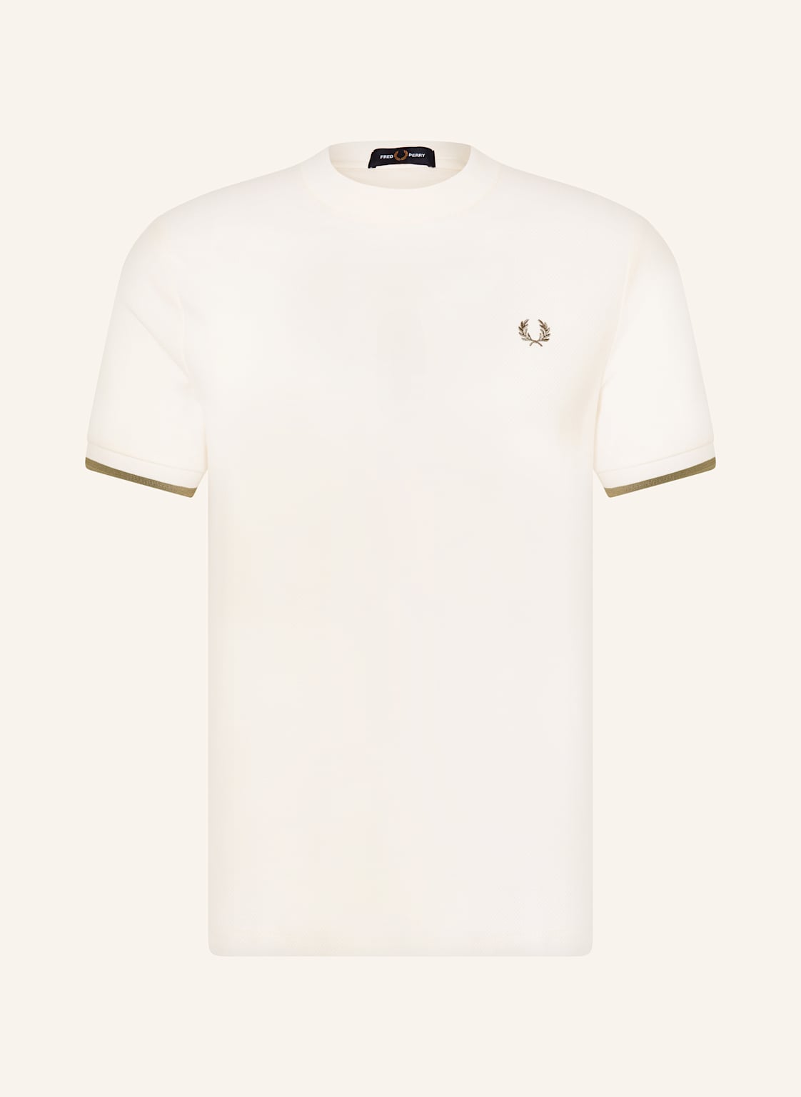 Fred Perry Strickshirt weiss von Fred Perry