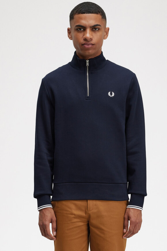 Fred Perry Sweatshirt | Navy | Herren  | L von Fred Perry