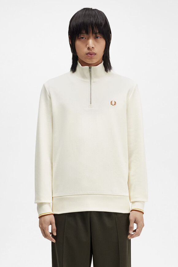 Fred Perry Sweatshirt | Offwhite | Herren  | L von Fred Perry