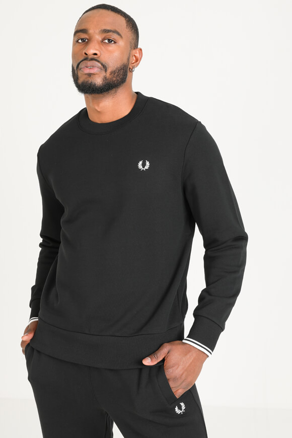 Fred Perry Sweatshirt | Schwarz | Herren  | XL von Fred Perry