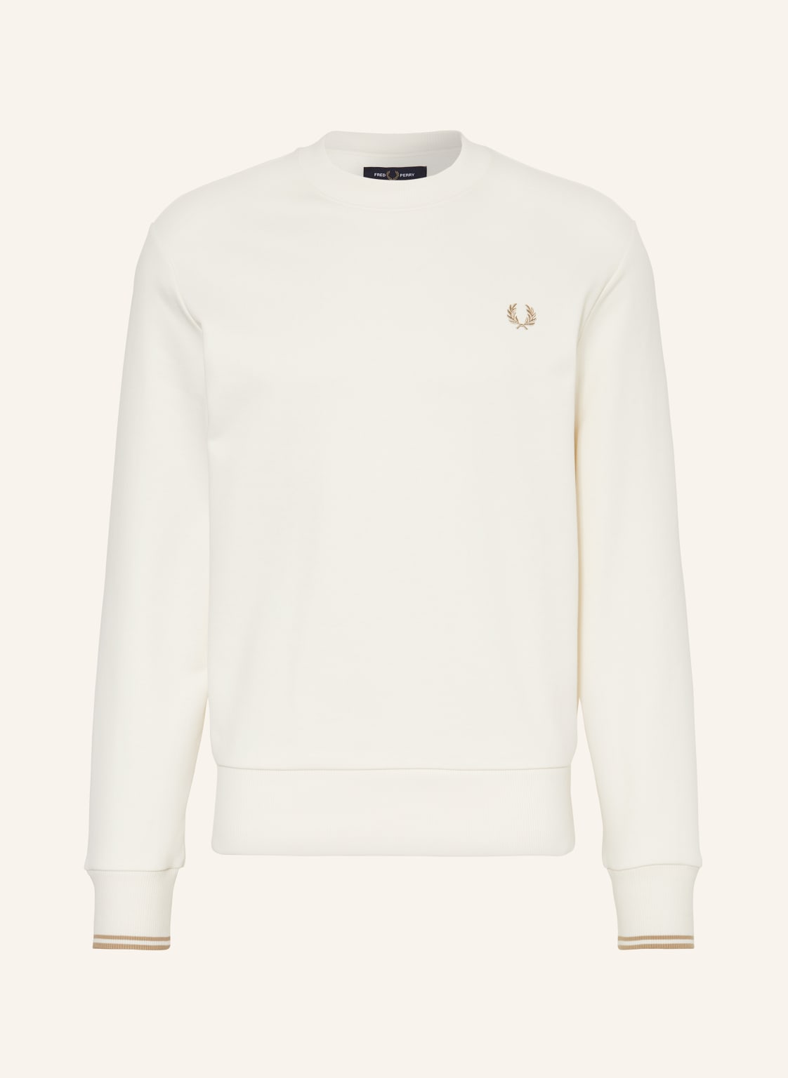 Fred Perry Sweatshirt m7535 weiss von Fred Perry