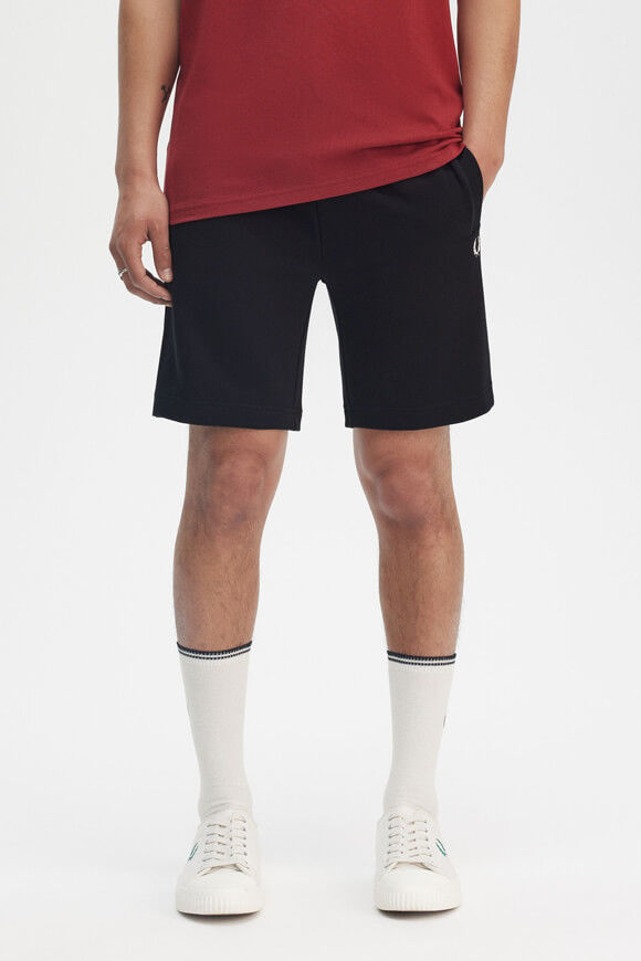 Fred Perry Sweatshorts | Black | Herren  | L von Fred Perry