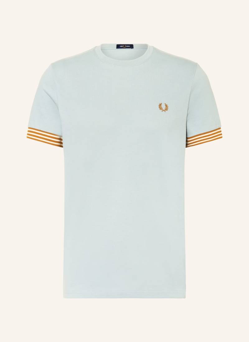 Fred Perry T-Shirt Aus Piqué silber von Fred Perry