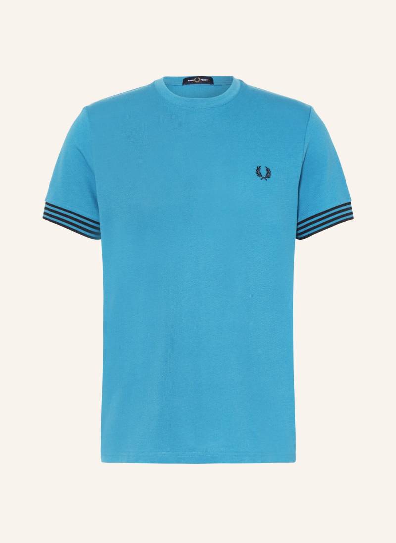 Fred Perry T-Shirt Aus Piqué blau von Fred Perry