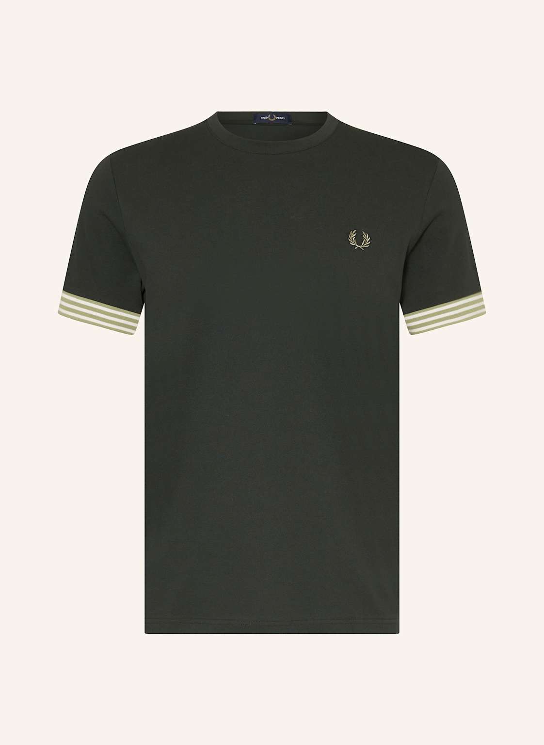 Fred Perry T-Shirt Aus Piqué gruen Fred Perry T-Shirt Aus Piqué gruen von Fred Perry