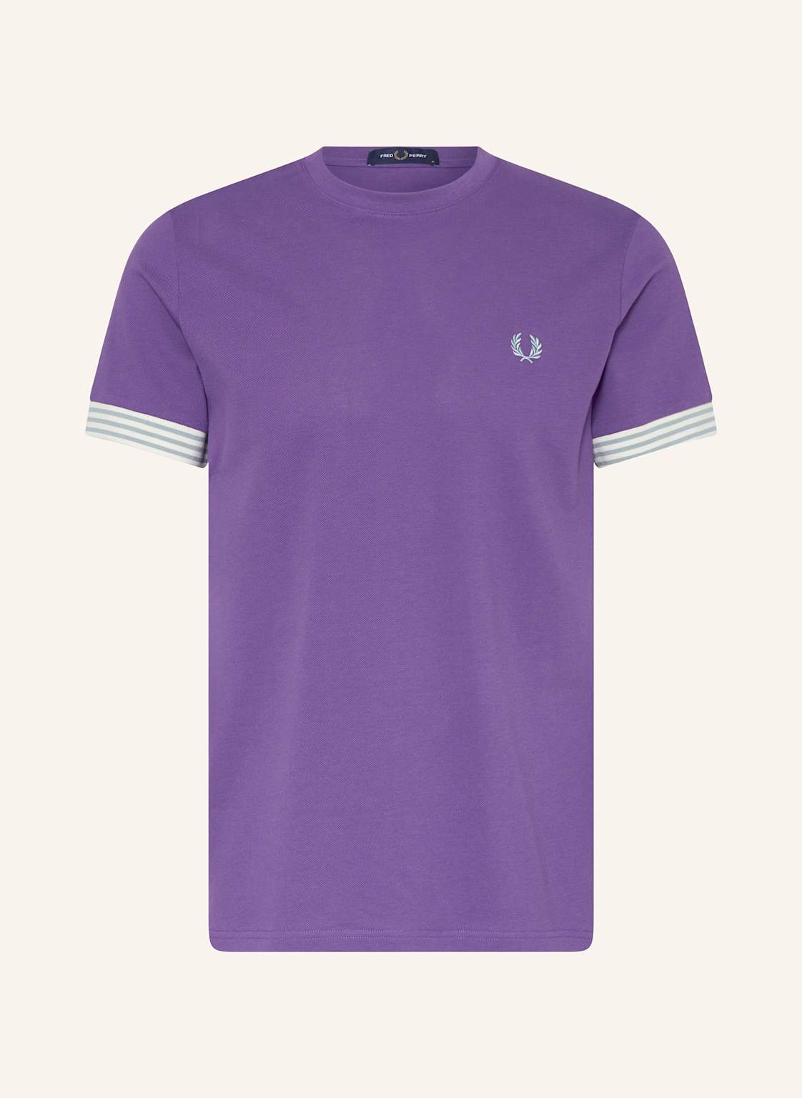 Fred Perry T-Shirt Aus Piqué lila von Fred Perry