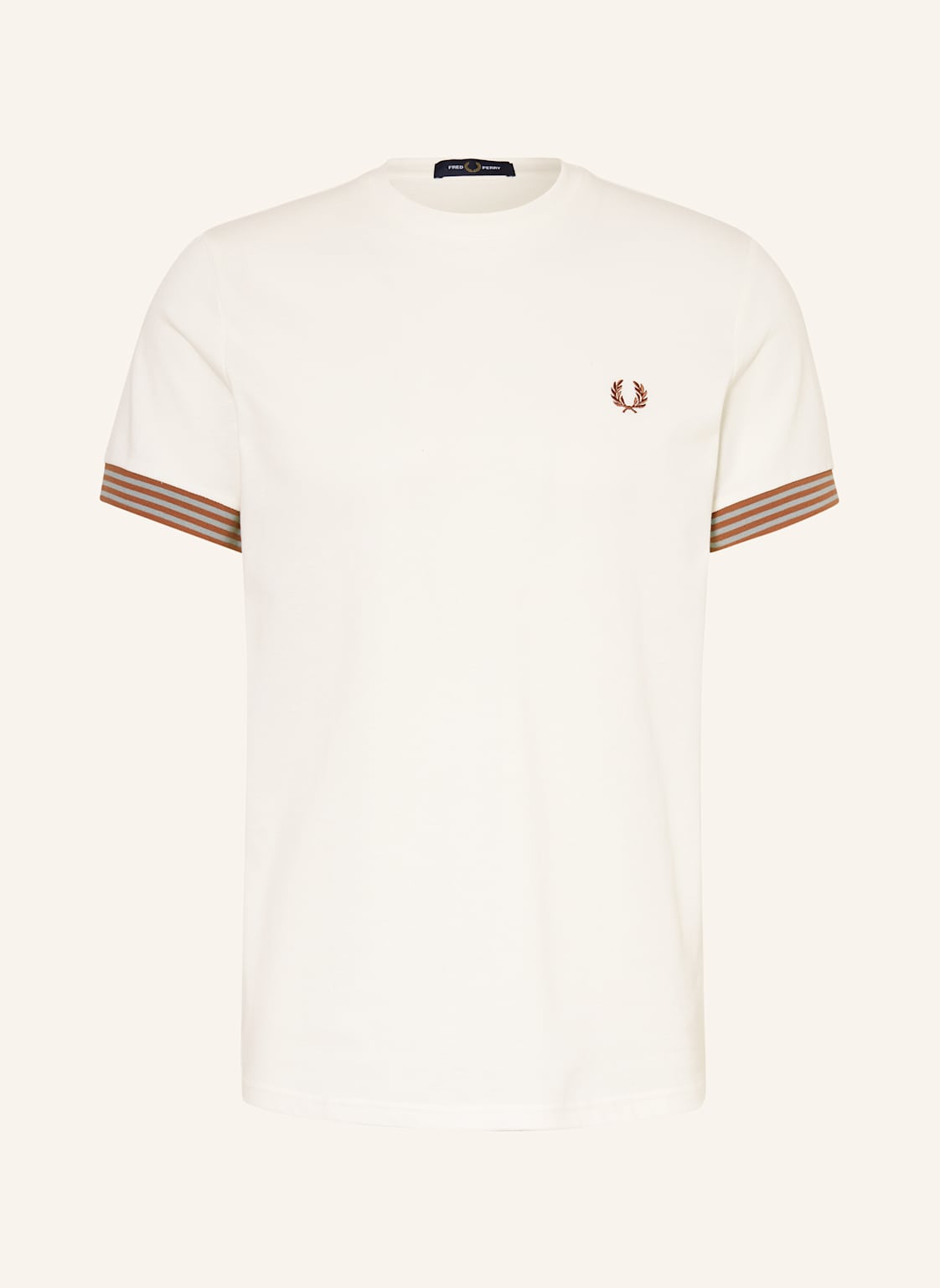 Fred Perry T-Shirt Aus Piqué weiss Fred Perry T-Shirt Aus Piqué weiss von Fred Perry