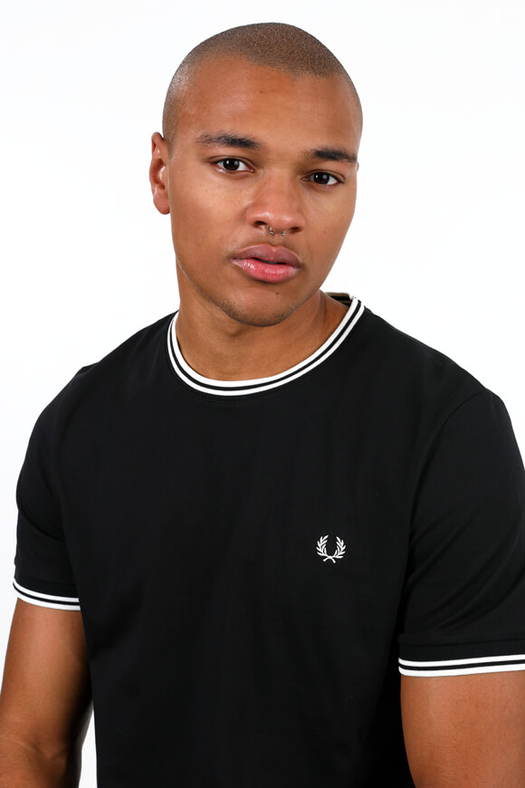 Fred Perry T-Shirt | Black | Herren  | XL von Fred Perry