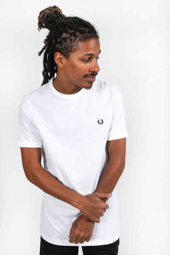 Fred Perry T-Shirt | Weiss | Herren  | L von Fred Perry