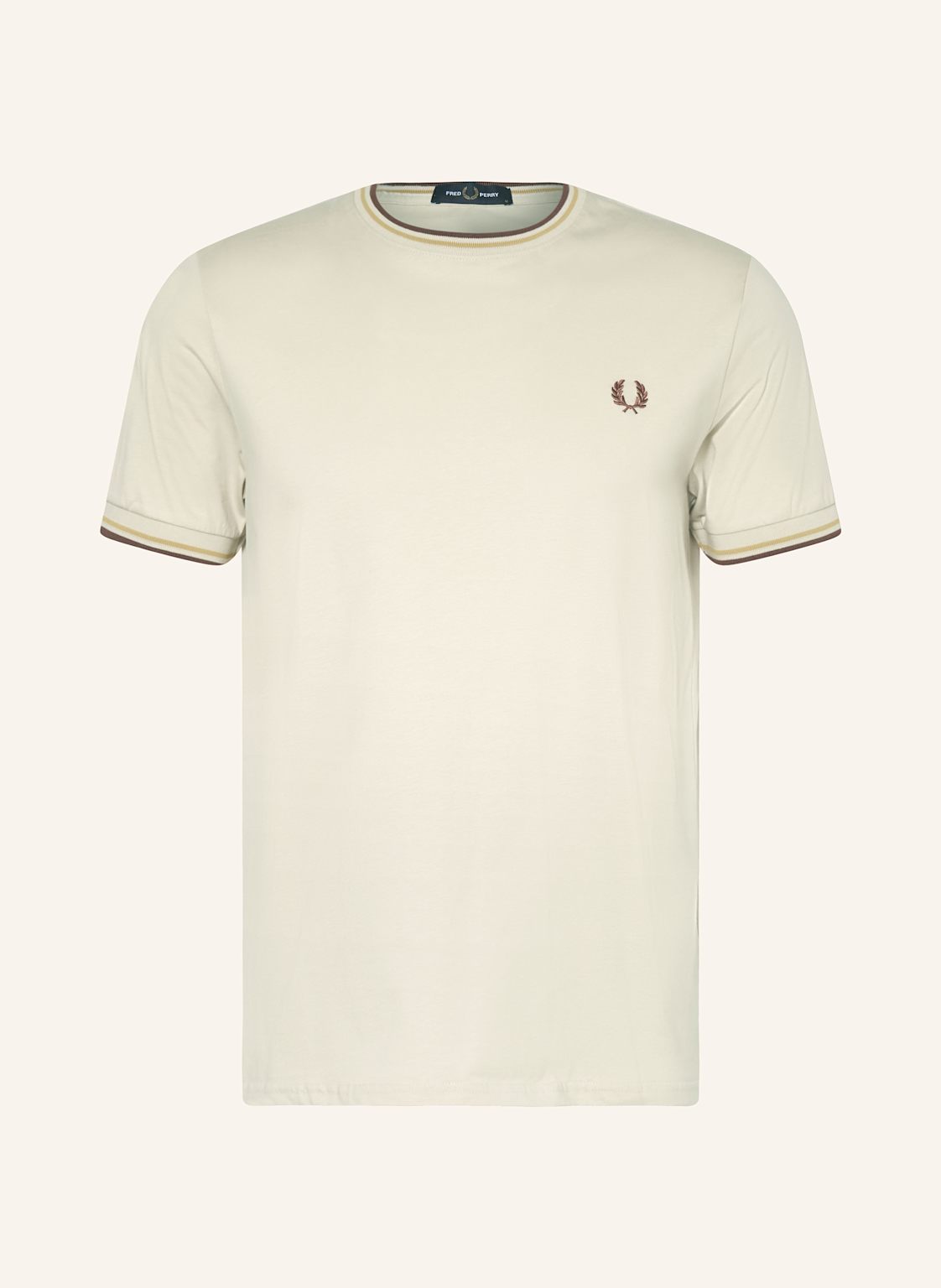 Fred Perry T-Shirt beige von Fred Perry