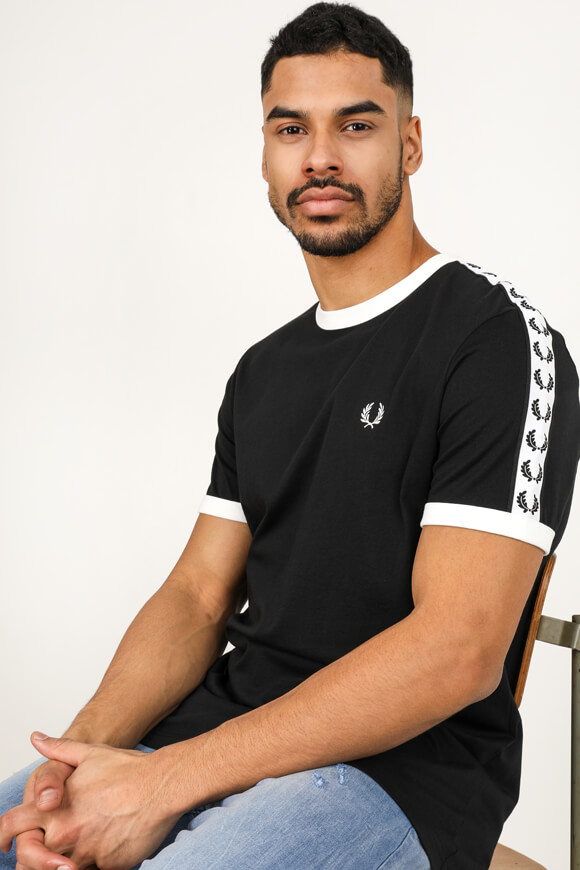 Fred Perry T-Shirt | Schwarz | Herren  | L von Fred Perry