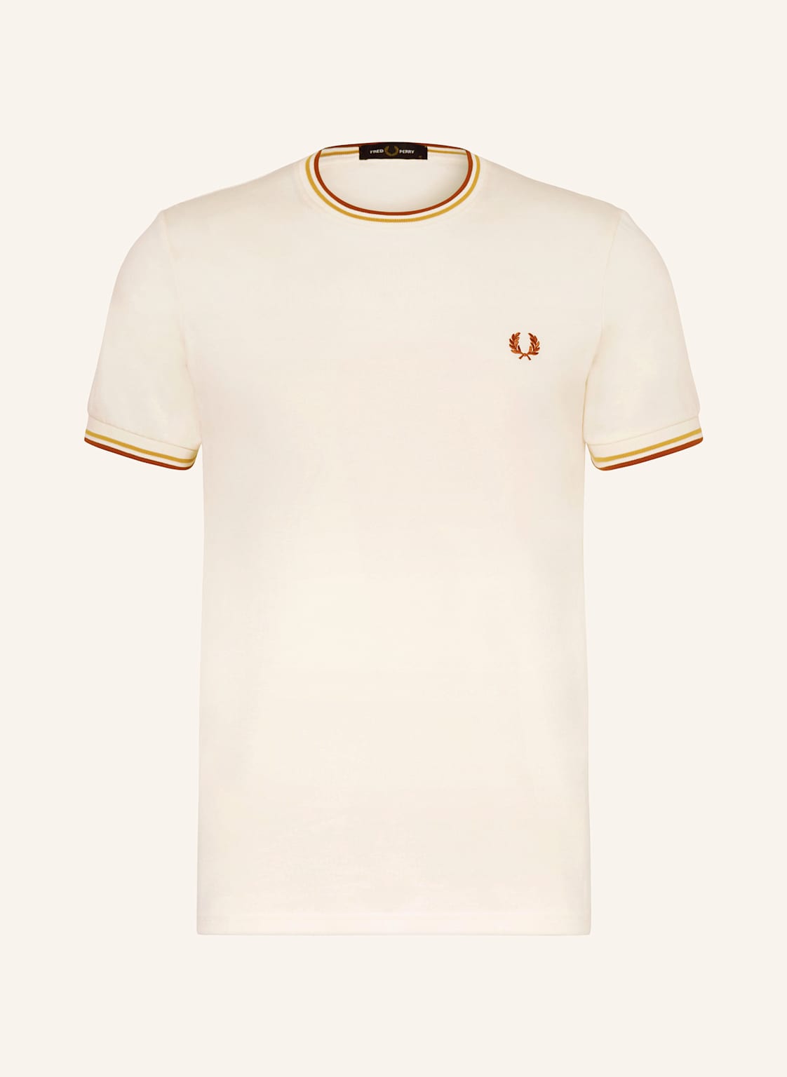 Fred Perry T-Shirt weiss von Fred Perry