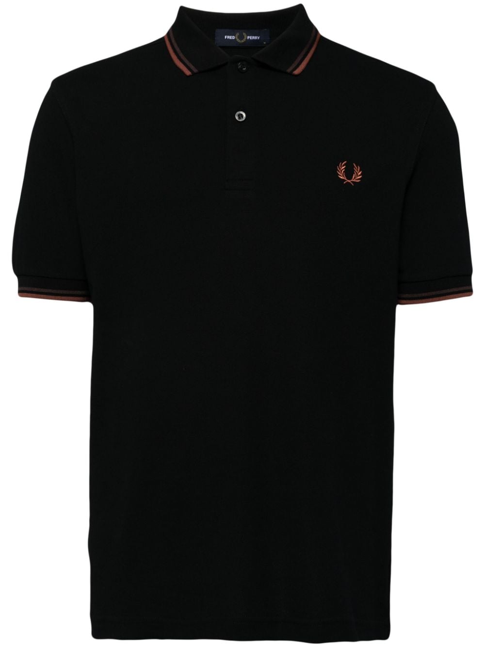 Fred Perry cotton polo shirt - Black von Fred Perry