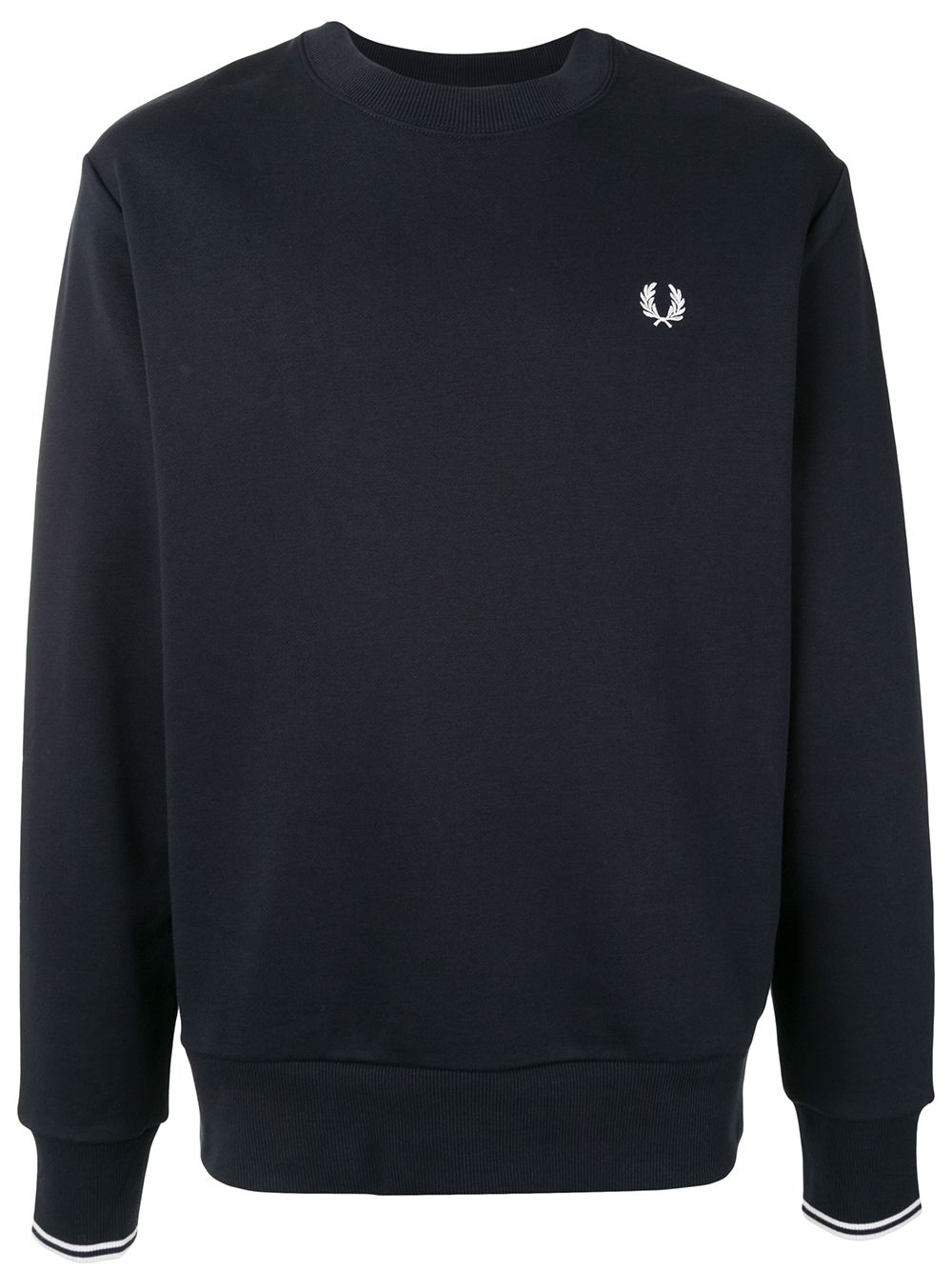 Fred Perry embroidered logo crew-neck sweatshirt - Blue von Fred Perry