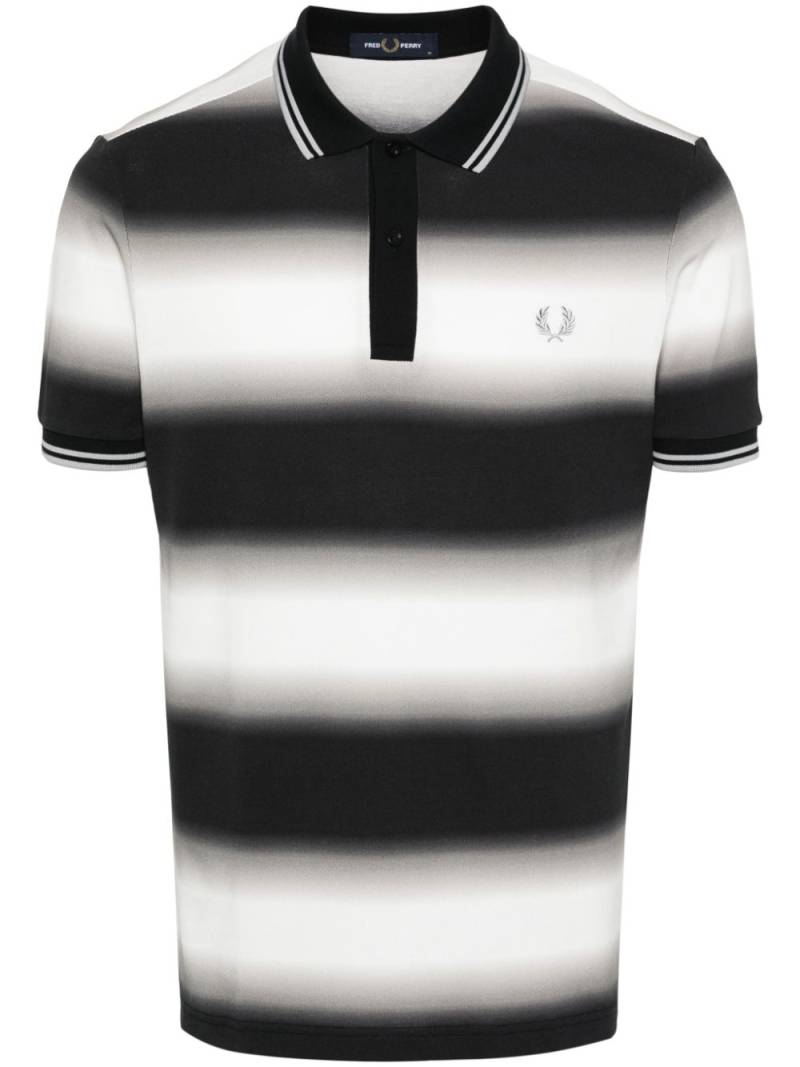 Fred Perry gradient striped polo shirt - Blue von Fred Perry