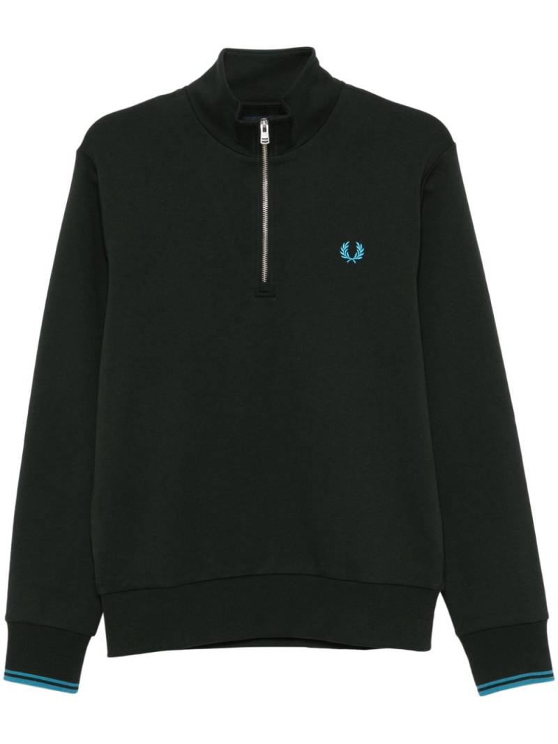 Fred Perry half-zip sweatshirt - Green von Fred Perry