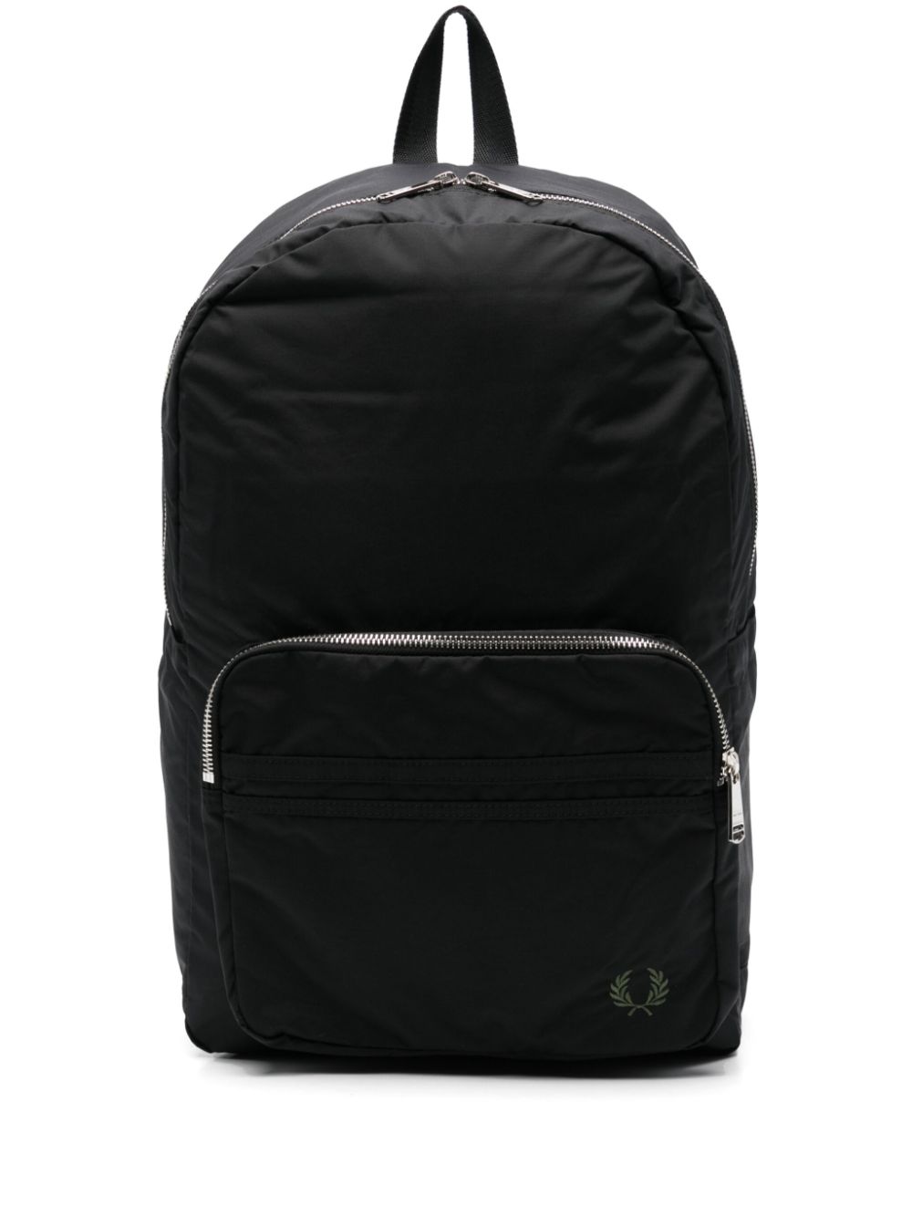 Fred Perry logo-embroidered backpack - Black von Fred Perry