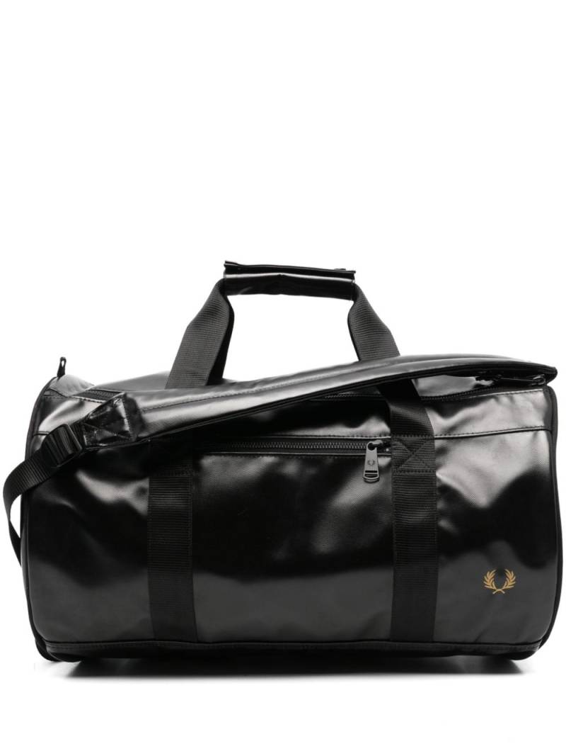 Fred Perry logo-embroidered duffle bag - Black von Fred Perry