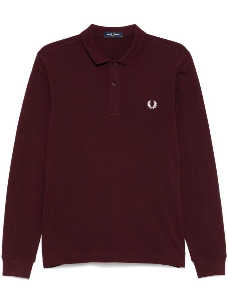 Fred Perry logo-embroidered polo shirt von Fred Perry