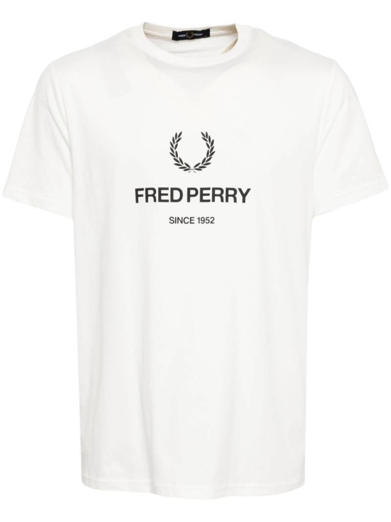 Fred Perry logo-print T-shirt - White von Fred Perry