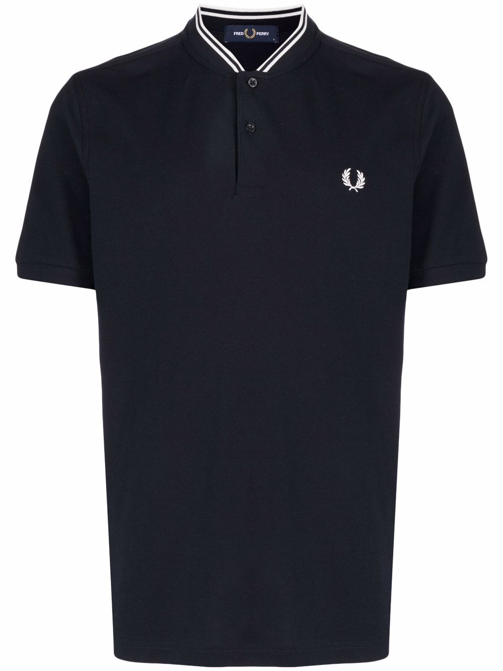 Fred Perry mock neck polo shirt - Blue von Fred Perry