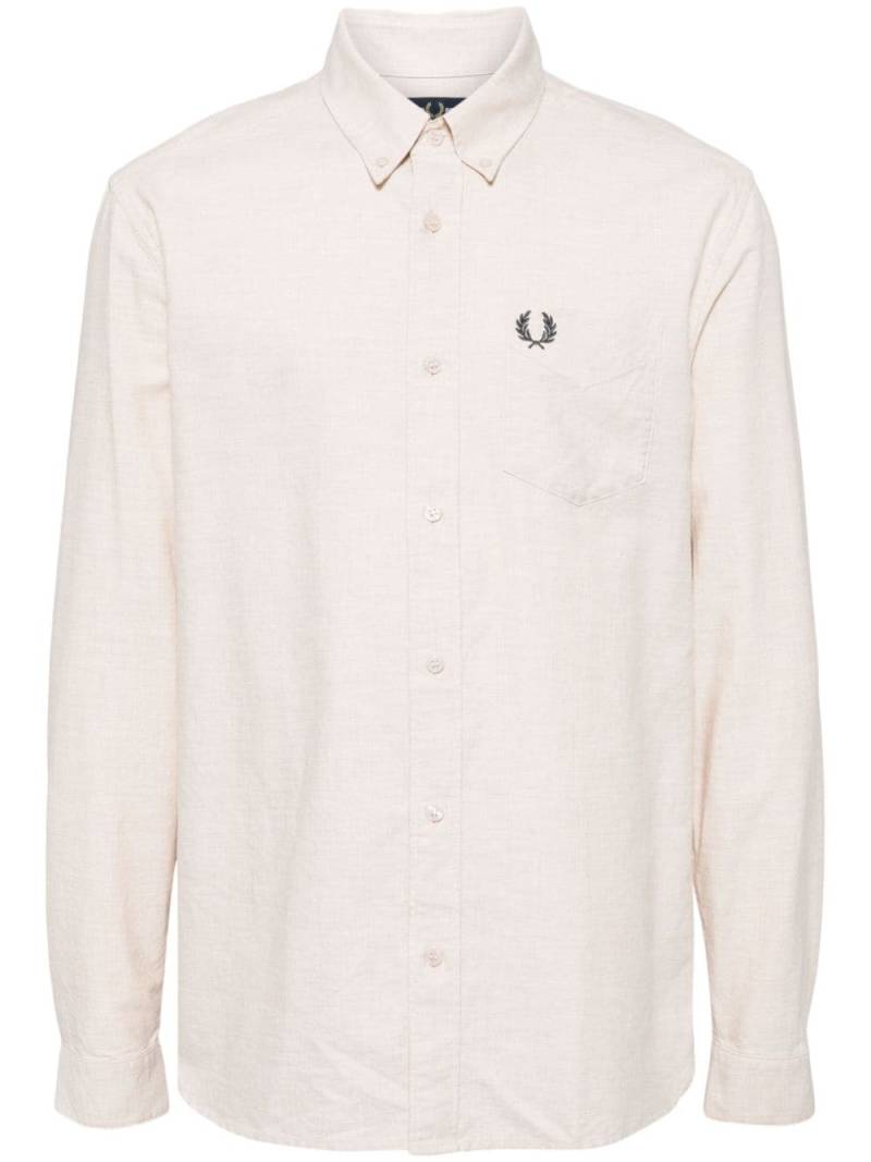 Fred Perry oxford shirt - Brown von Fred Perry