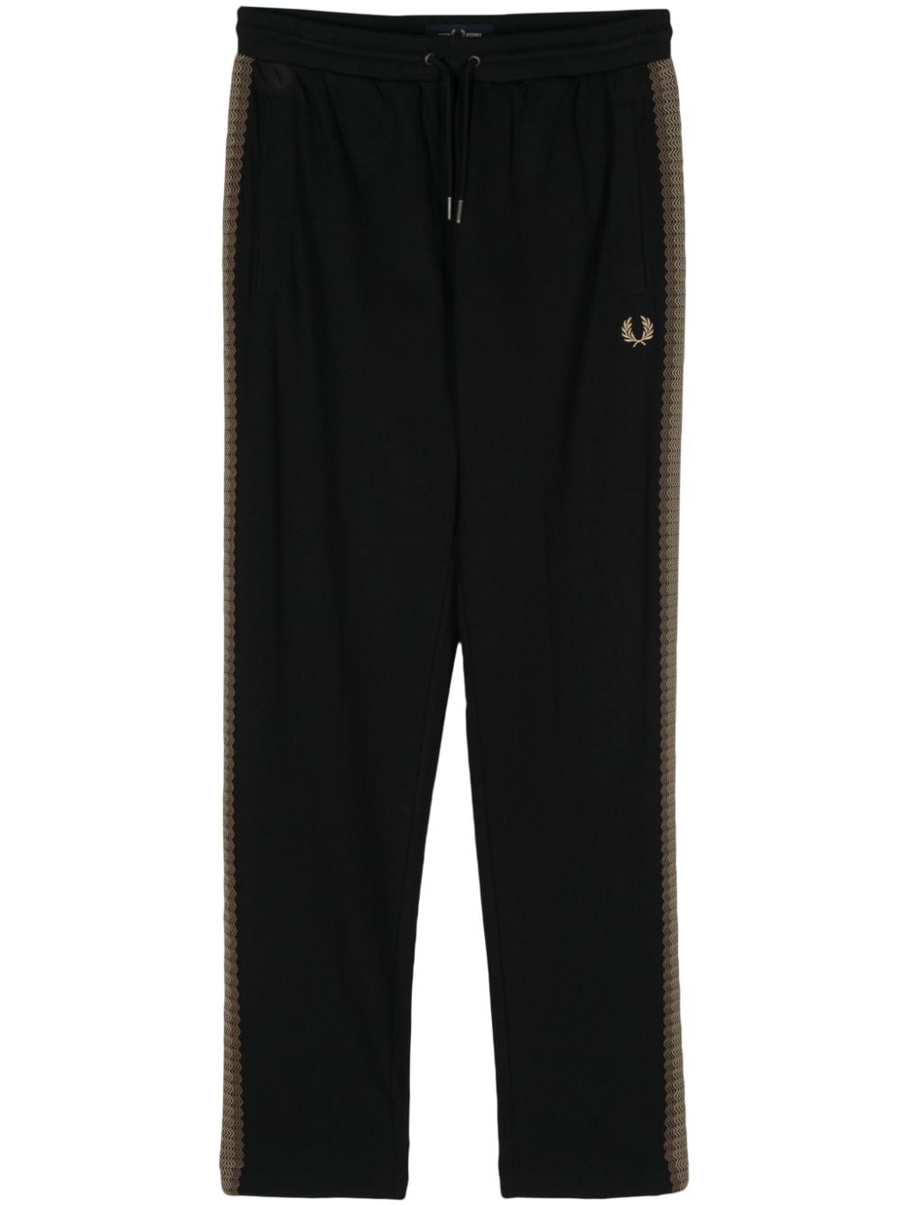 Fred Perry straight-leg track pants - Black von Fred Perry