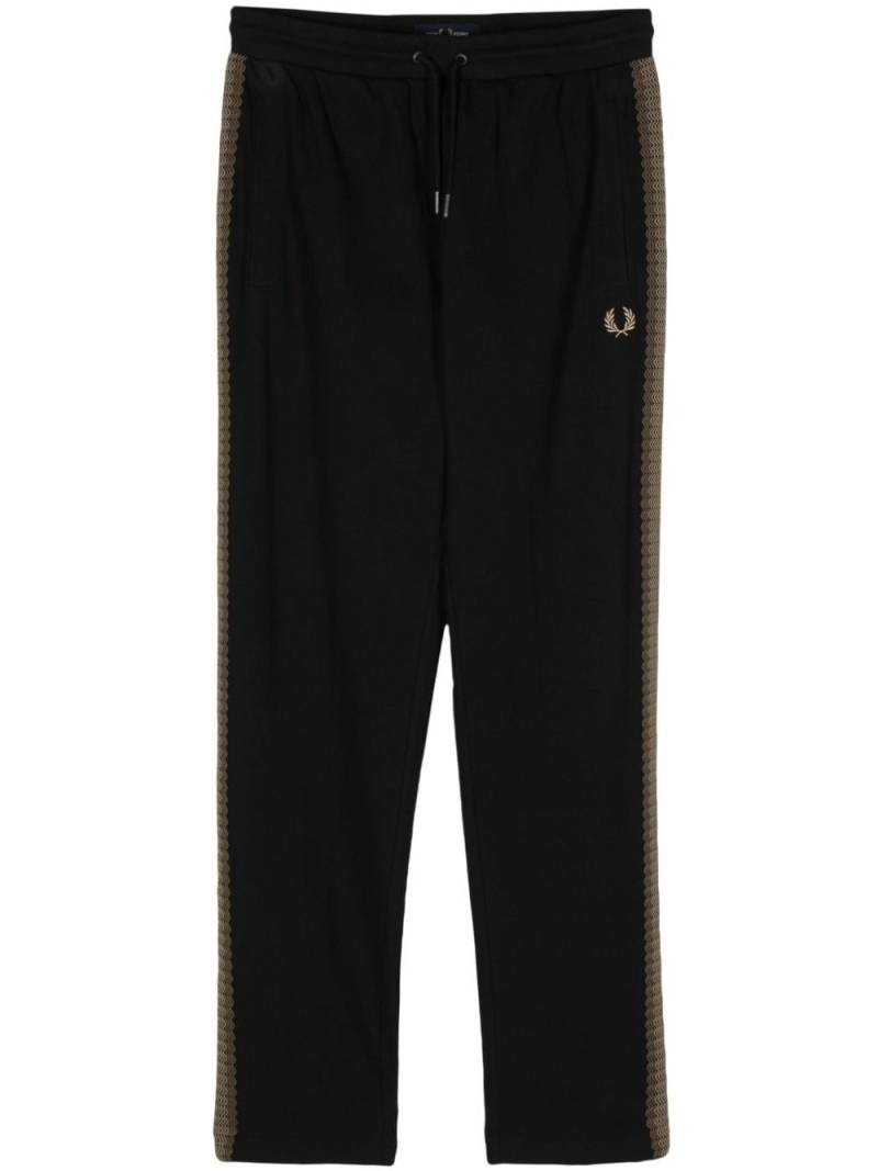 Fred Perry straight-leg track pants - Black von Fred Perry