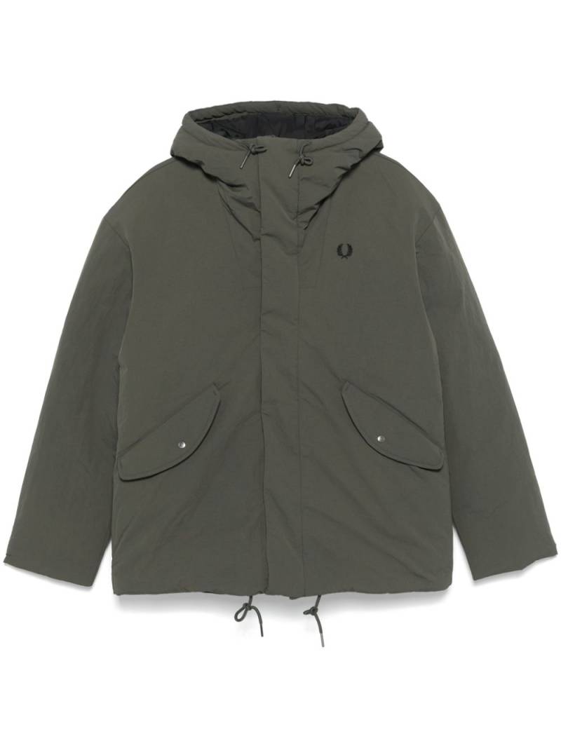 Fred Perry zip-up puffer jacket - Green von Fred Perry