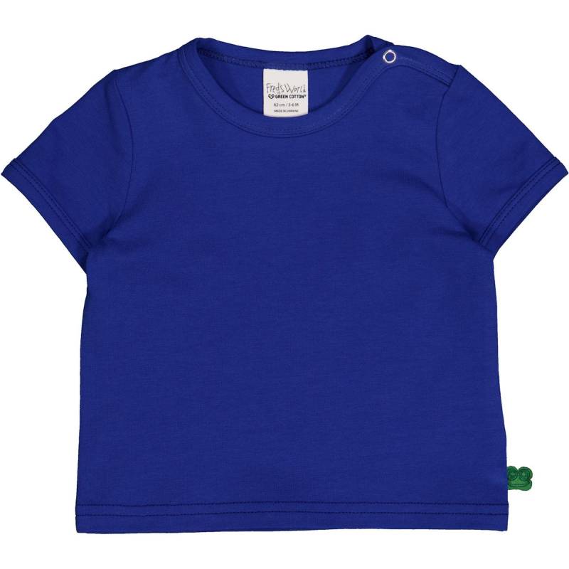 Babyshirt Unisex Blau 62-68 von Fred`s World by Green Cotton