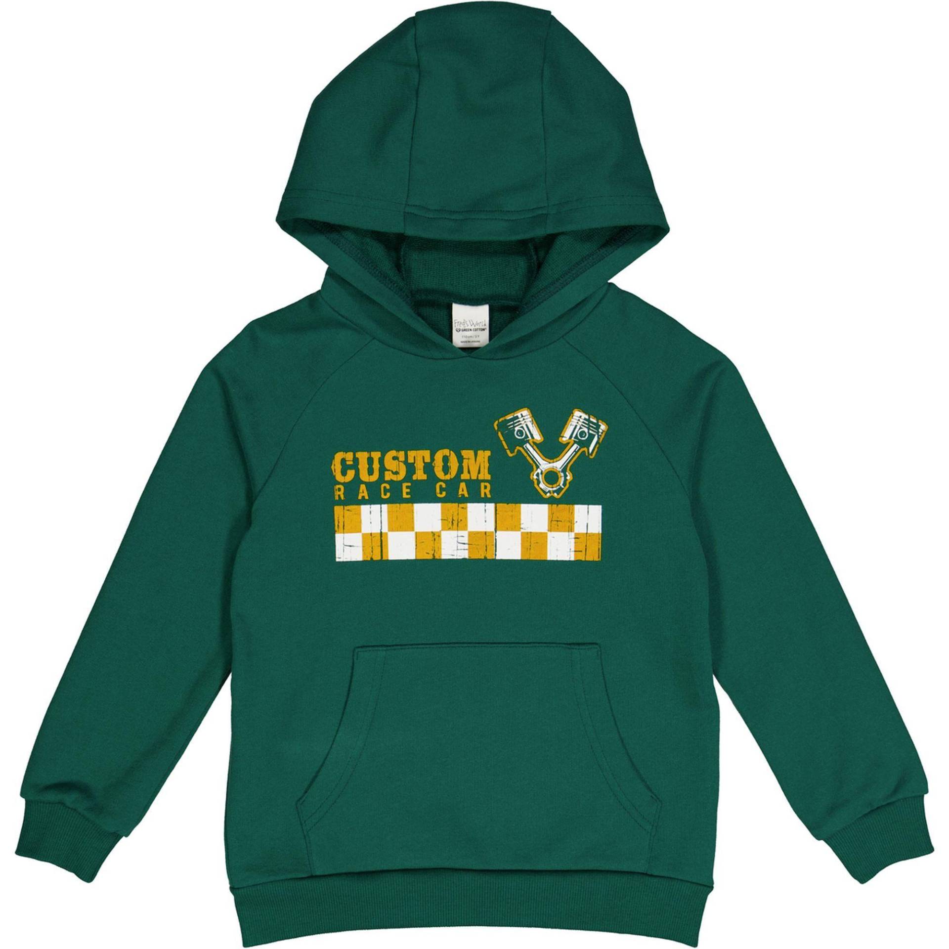 Hoodie Unisex Gelb Bunt 104 von Fred`s World by Green Cotton