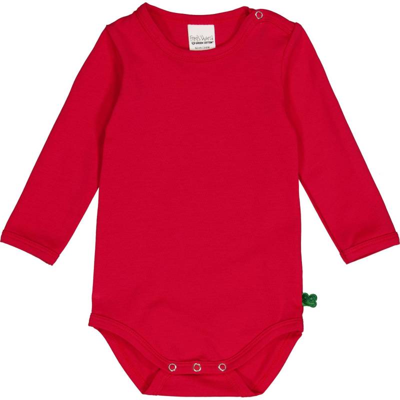 Langarmbody Unisex Rot Bunt 56 von Fred`s World by Green Cotton