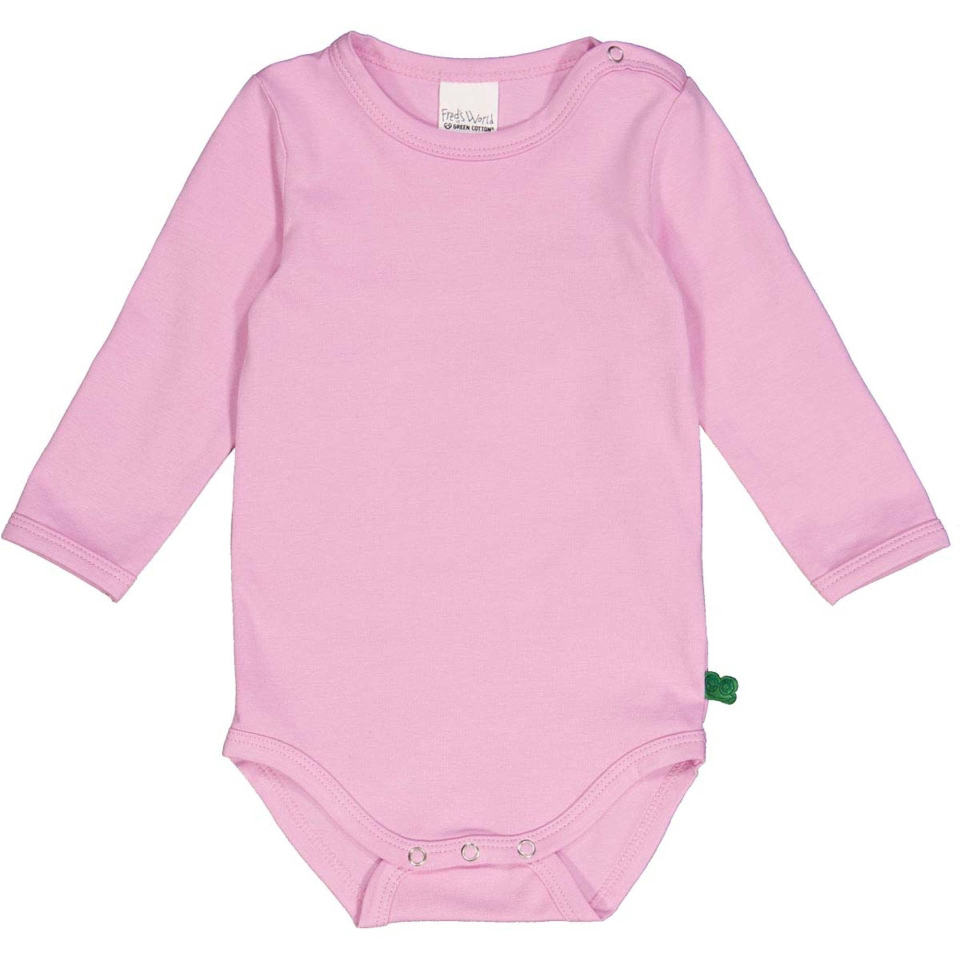 Langarmbody Unisex Rosa 56 von Fred`s World by Green Cotton