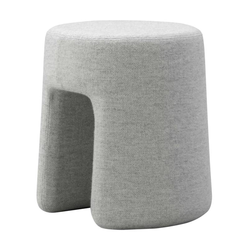 Sequoia Pouf Hocker, Bezug stoff remix3 - 643 deep red von Fredericia