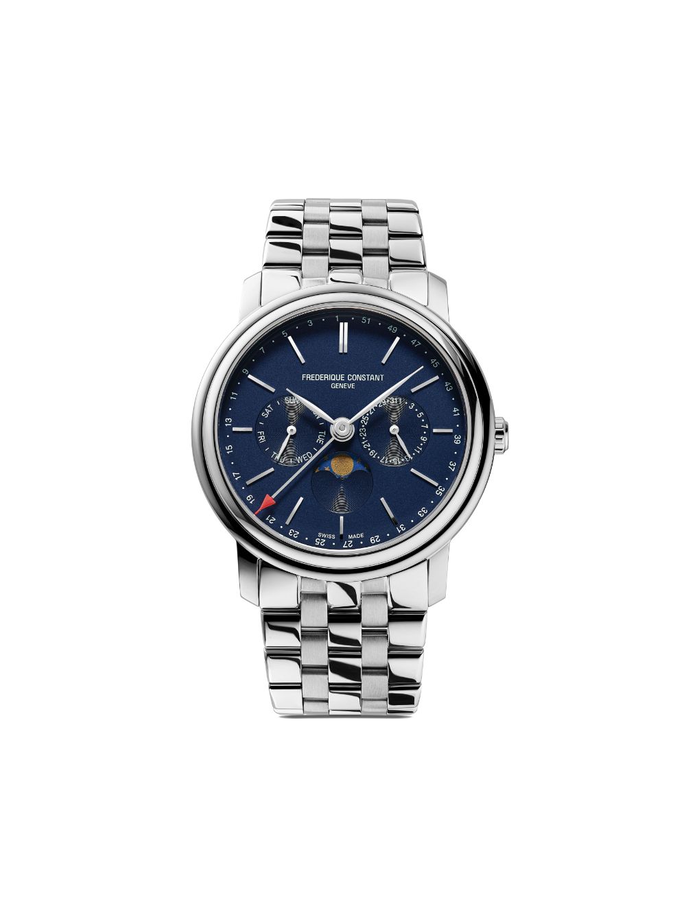 Frederique Constant Classics Index Business Timer 40mm - Blue von Frederique Constant