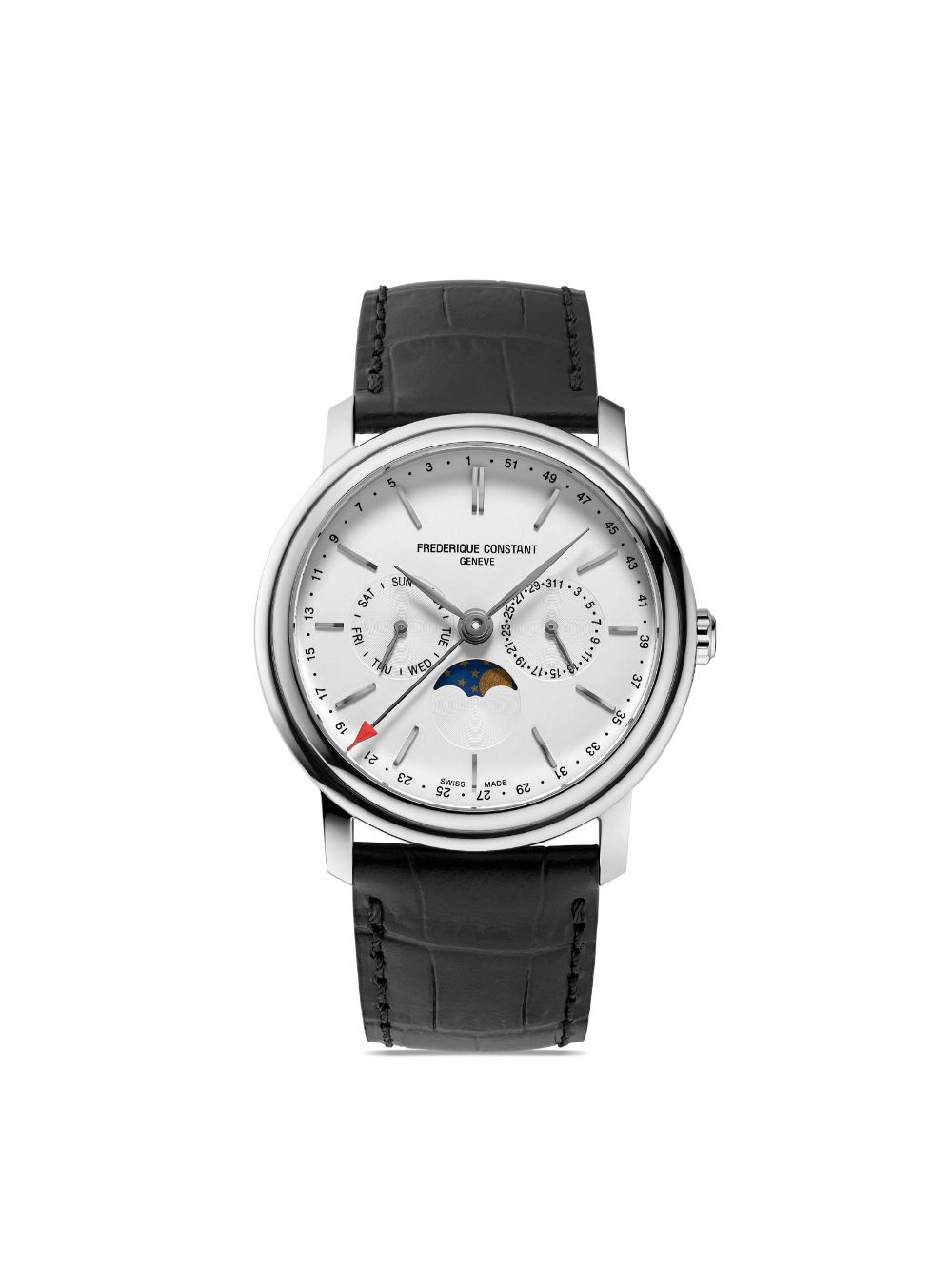 Frederique Constant Classics Index Business Timer 40mm - Silver von Frederique Constant