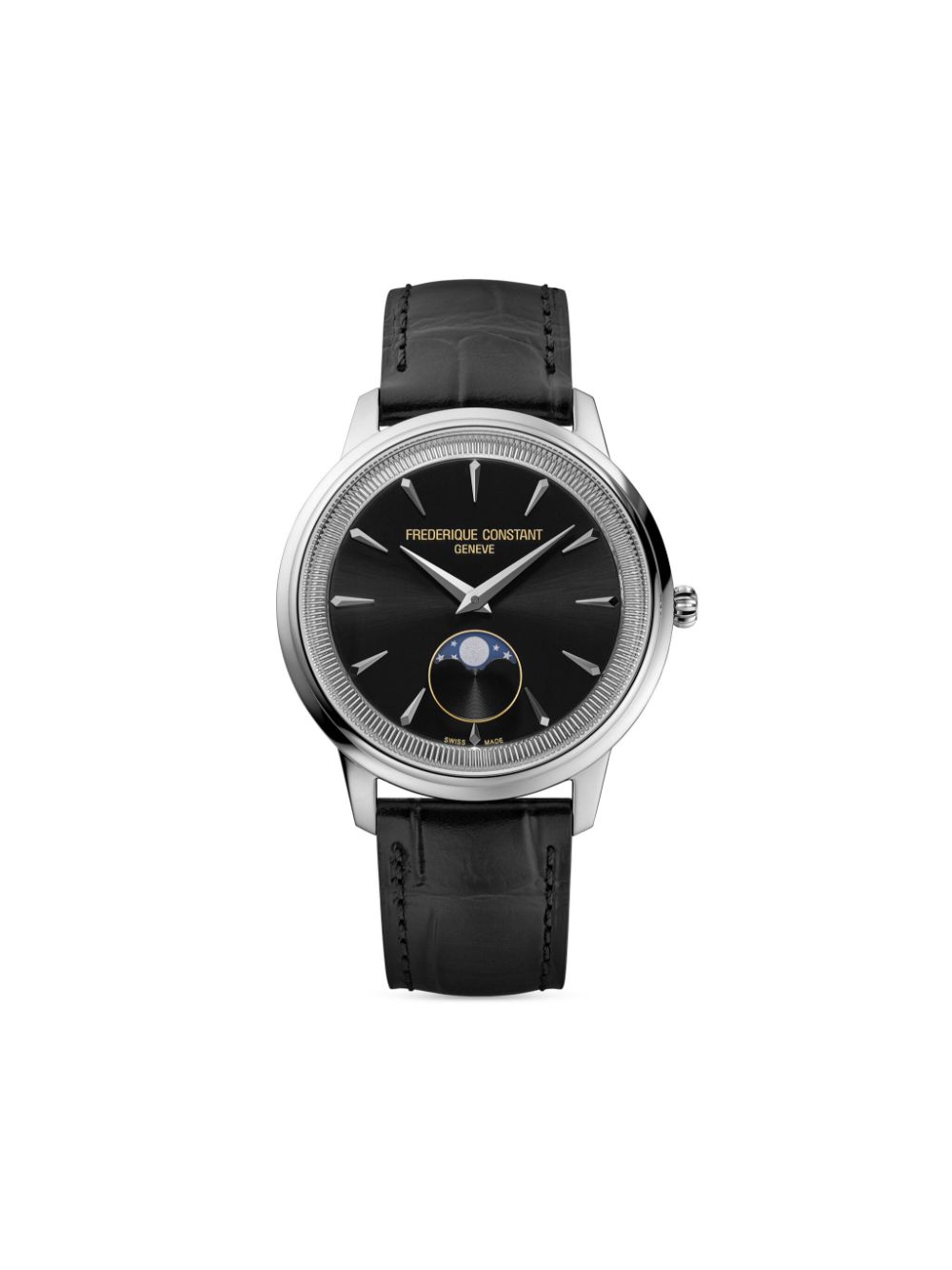 Frederique Constant Classics Moneta Moonphase 37mm - Black von Frederique Constant