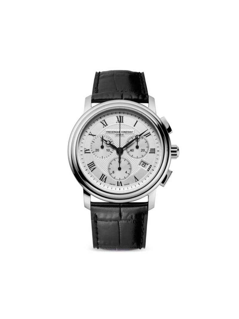 Frederique Constant Classics Quartz Chronograph 40mm - Silver von Frederique Constant