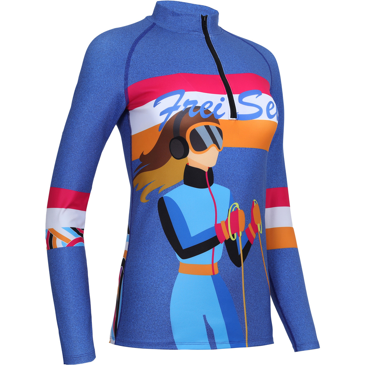 FreiSein Damen SlopeQueen Longsleeve von FreiSein