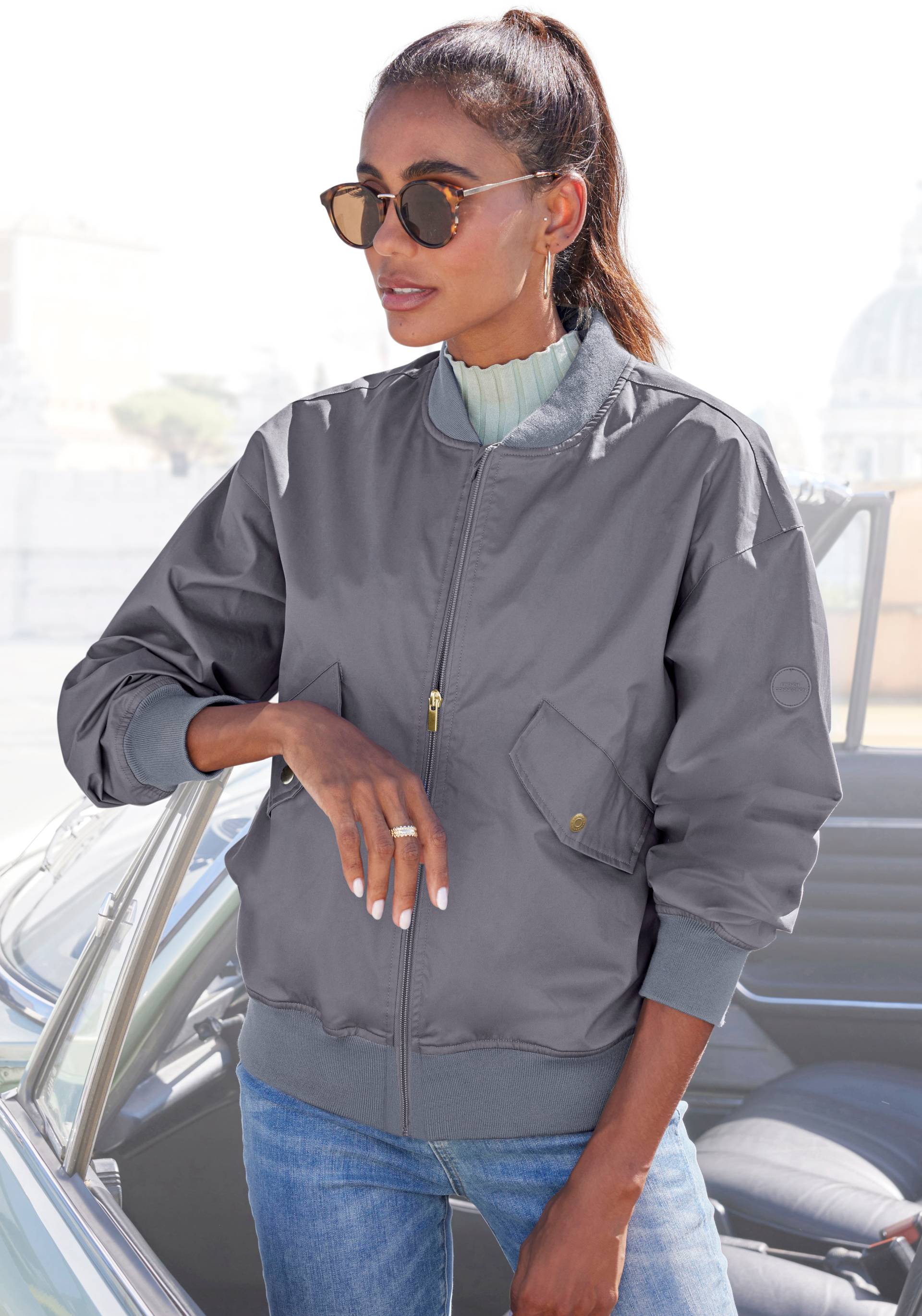 French Connection Blouson, ohne Kapuze, mit College-Kragen French Connection Blouson, ohne Kapuze, mit College-Kragen von French Connection