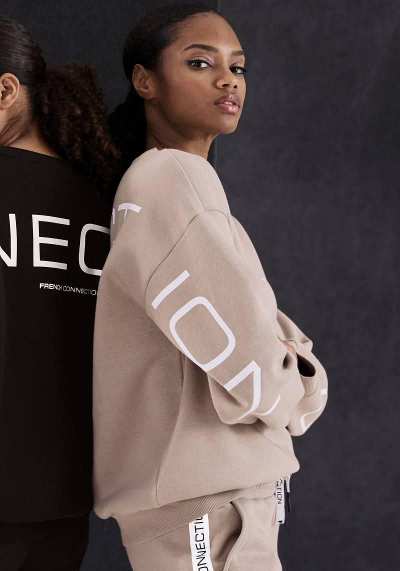 French Connection Sweatshirt, mit grossem Logodruck auf dem Rücken von French Connection