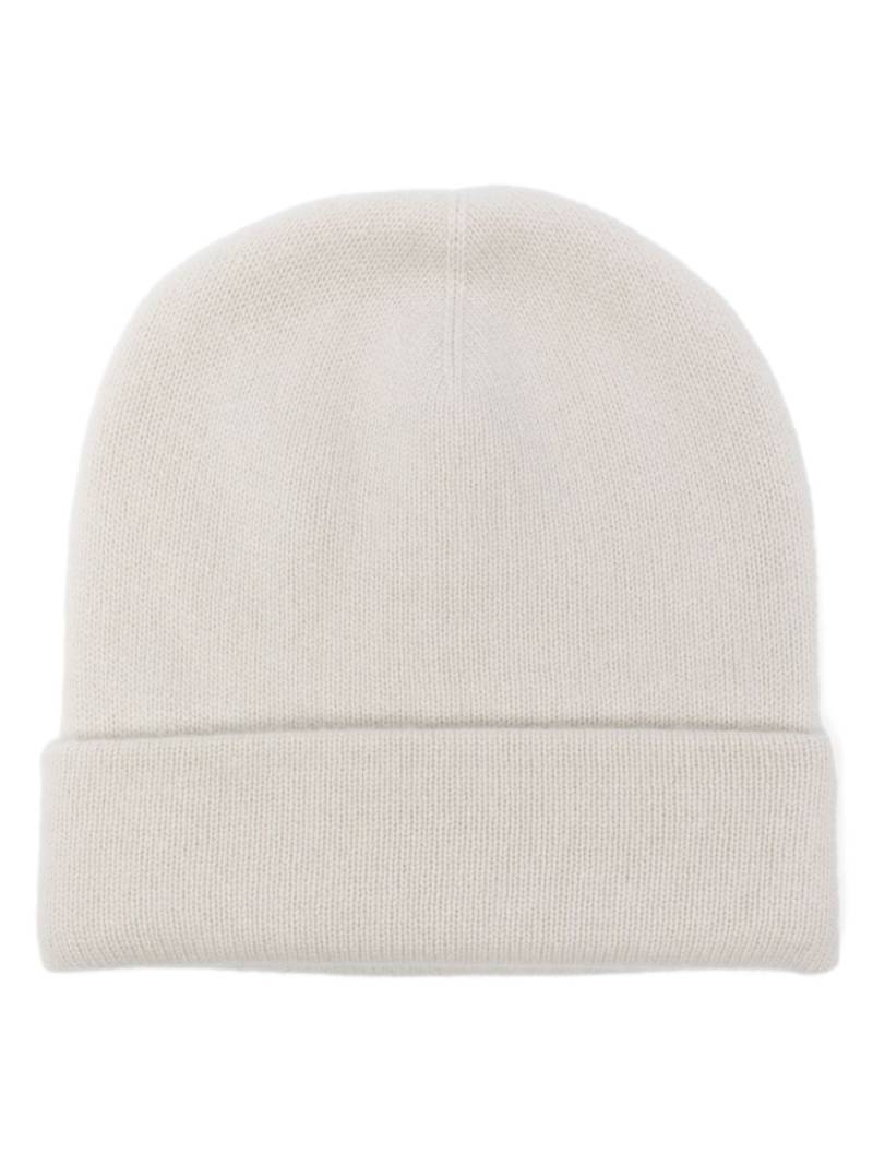 Frenckenberger cashmere beanie hat - Neutrals von Frenckenberger