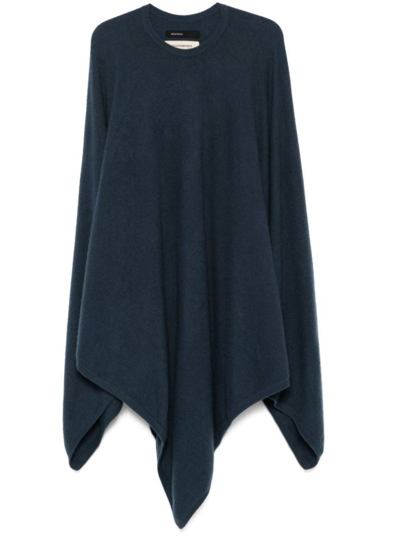 Frenckenberger cashmere poncho - Blue von Frenckenberger