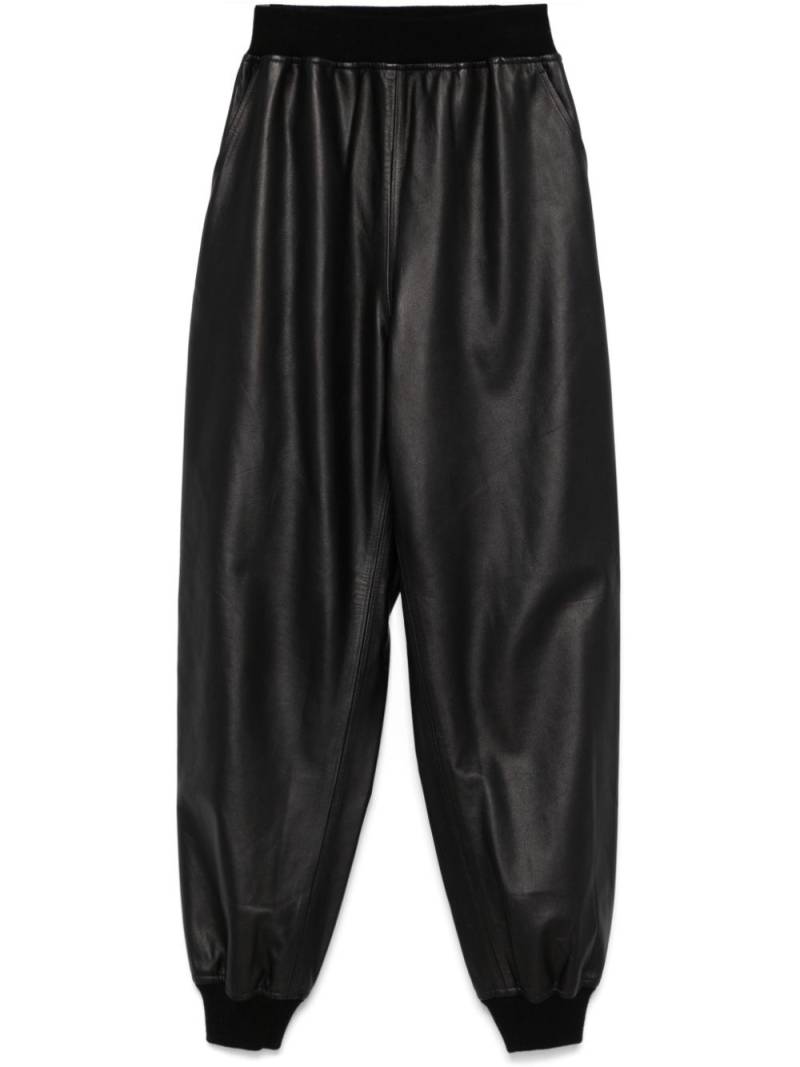 Frenckenberger leather trousers - Black von Frenckenberger