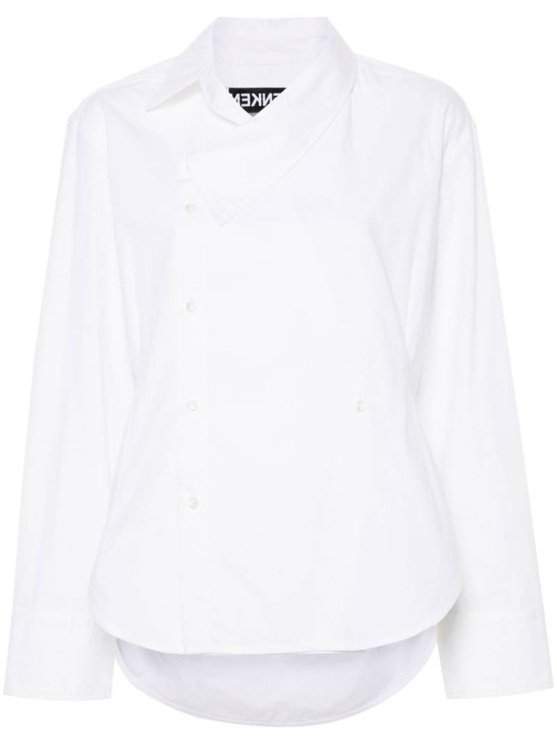 Frenken Cross Asymetric shirt - White von Frenken